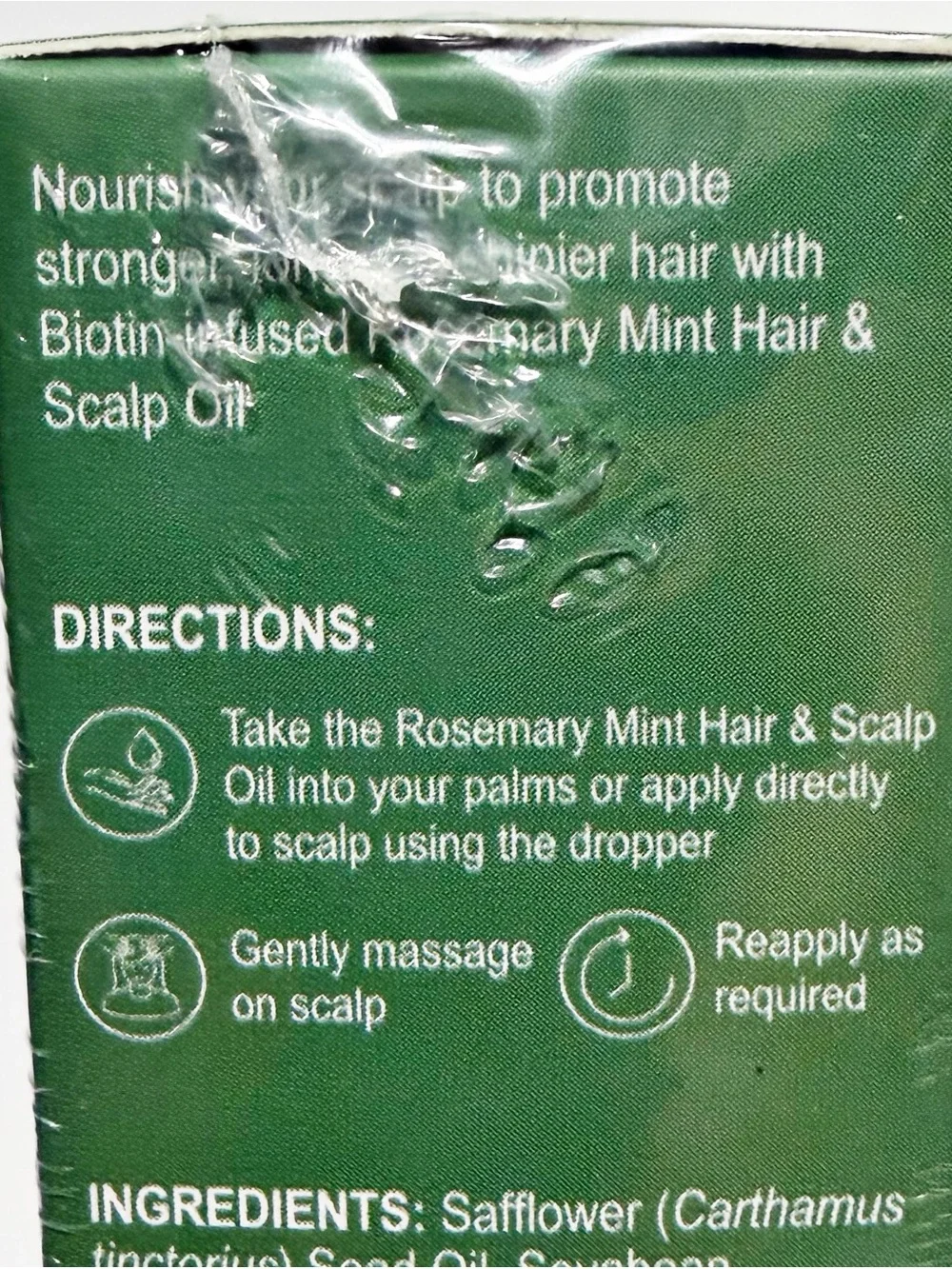 Botanic Hearth Rosemary Mint HAIR & SCALP OIL w/ Biotin & Vitamin E ~ New in Box